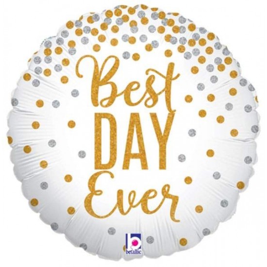 Μπαλόνι Fol Best Day Ever γκλίτερ Μπαλόνι Fol Best Day Ever γκλίτερ