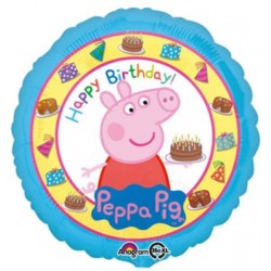 Μπαλόνι Foil Πέππα Το Γουρουνάκι Happy Birthday
