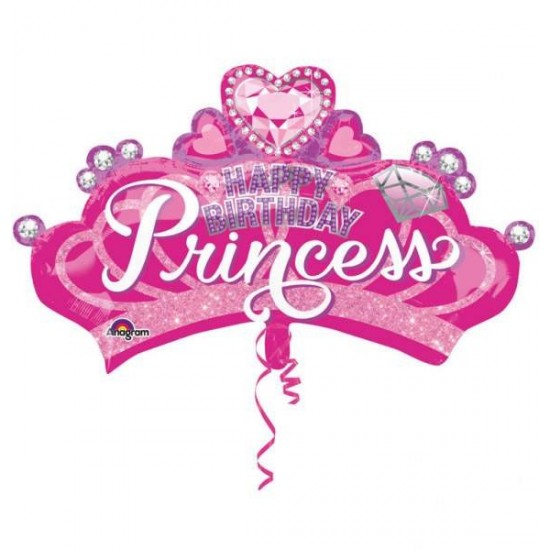 Μπαλόνι Foil Για Γενέθλια Στέμμα 'Happy Bday Princess' Μπαλόνι Foil Για Γενέθλια Στέμμα 'Happy Bday Princess'
