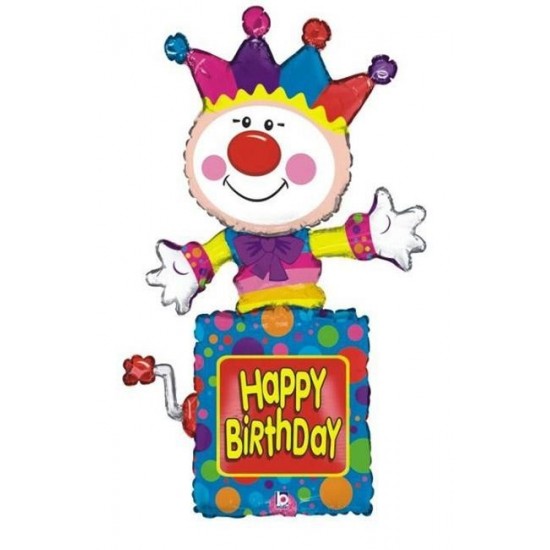 Μπαλόνι Foil Για Γενέθλια Ζογκλέρ 'Happy Birthday' Μπαλόνι Foil Για Γενέθλια Ζογκλέρ 'Happy Birthday'