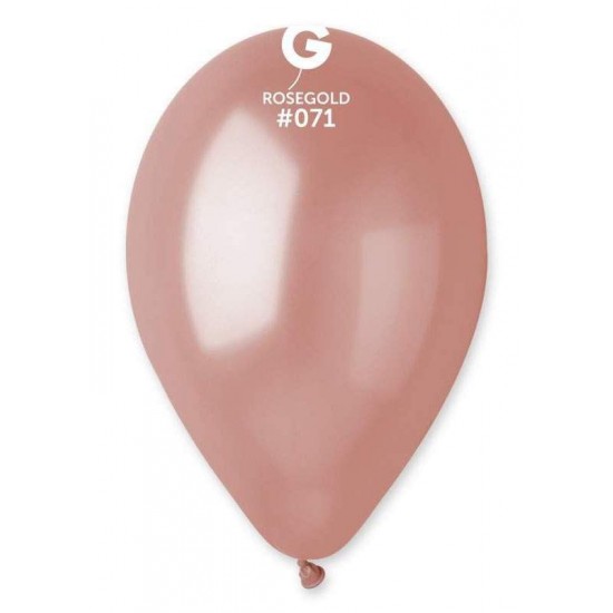 13'' Ροζ-Χρυσό λάτεξ μπαλόνι
