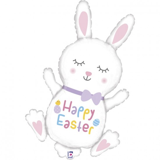 Μπαλόνι Foil Λαγουδάκι “Happy Easter” 97 εκ. Μπαλόνι Foil Λαγουδάκι “Happy Easter” 97 εκ.