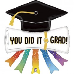 Μπαλόνι Foil Πτυχίο “You Did it Grad” 112cm