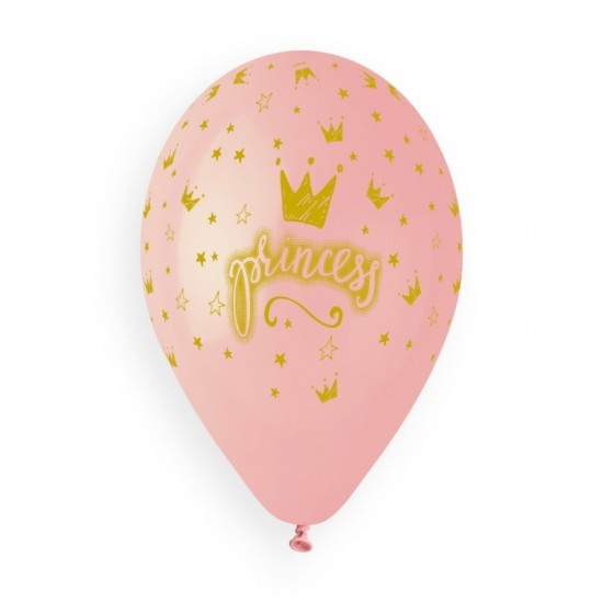 13″ Μπαλόνια τυπωμένα Princess ροζ