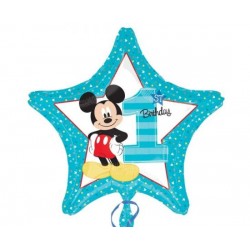 Μπαλόνι Foil 18" Άστρο 1st Birthday Mickey 48εκ