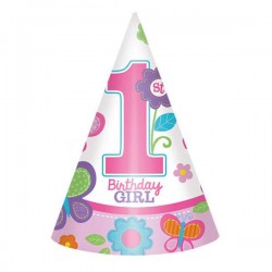 Καπελάκια 1st birthday girl