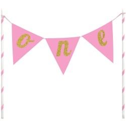 Διακοσμητικό Τούρτας "Pink One" Creative Converting