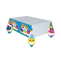 Τραπεζομάντηλο Χάρτινο Baby Shark / 120 x 180 εκ