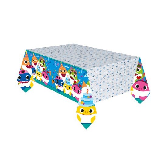 Τραπεζομάντηλο Χάρτινο Baby Shark / 120 x 180 εκ Τραπεζομάντηλο Χάρτινο Baby Shark / 120 x 180 εκ