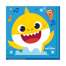 Χαρτοπετσέτες Μεγάλες Baby Shark /16 τεμ