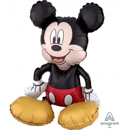 Μπαλόνι Foil Mickey Mouse Που Κάθεται 48 εκ Μπαλόνι Foil Mickey Mouse Που Κάθεται 48 εκ