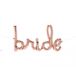 Μπαλόνι Foil 33" `Bride` Ροζ Χρυσό 
