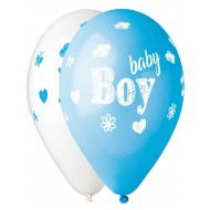 Μπαλόνι Λάτεξ 12″ Baby Boy Σκίτσο