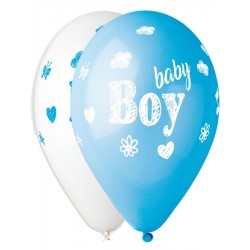 Μπαλόνι Λάτεξ 12″ Baby Boy Σκίτσο