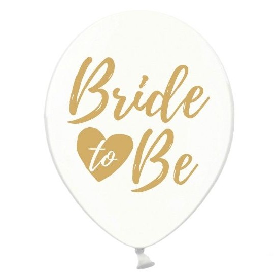 Μπαλόνια Λάτεξ Bride to Be Διάφανα 6τεμ