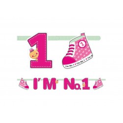 Γιρλάντα Διακοσμητική I’m No 1 Ροζ