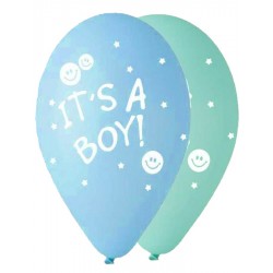 Μπαλόνι Λάτεξ 12″ Its A Boy Φατσούλες