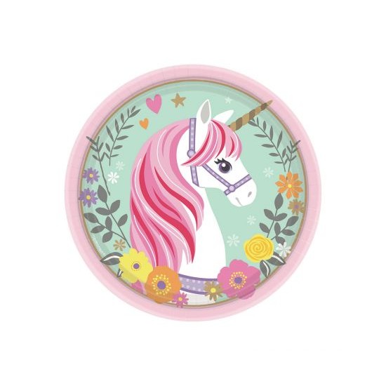 Πιάτα Μικρά Magical Unicorn /8 τεμ Πιάτα Μικρά Magical Unicorn /8 τεμ