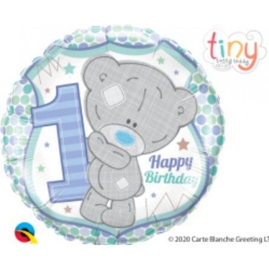 Μπαλόνι Foil Αρκουδάκι 1st Birthday Boy
