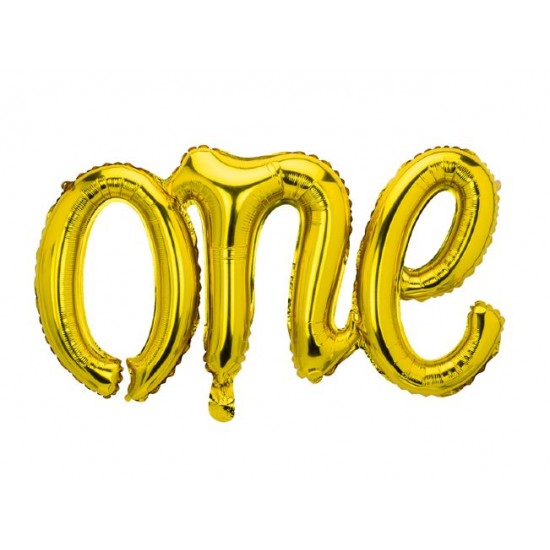 Μπαλόνι Foil One Χρυσό Μπαλόνι Foil One Χρυσό