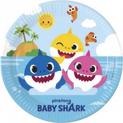 Πιάτα Μεγάλα Baby Shark NEXT GEN(8 τεμ)