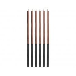Κεράκια Γενεθλίων Platinum Rose Gold (6 τεμ)
