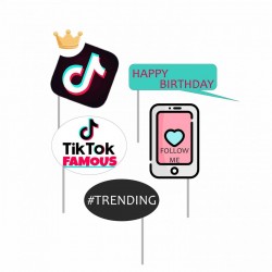 Στικάκια PhotoBooth Tik Tok (5 τεμ)