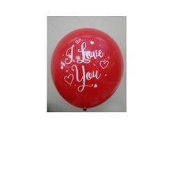 Μπαλόνι Λάτεξ Τυπωμένο  I love you 