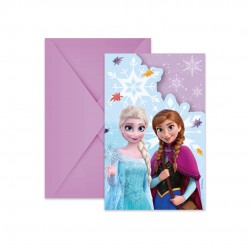 Προσκλήσεις πάρτυ Frozen – Idyllic Wonder (6 τεμ)