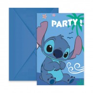 Προσκλήσεις Πάρτυ Stitch (6 τεμ)