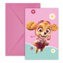 Προσκλήσεις Skye & Everest – Paw Patrol (6 τεμ)