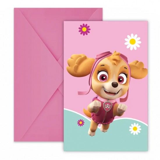 Προσκλήσεις Skye & Everest – Paw Patrol (6 τεμ) Προσκλήσεις Skye & Everest – Paw Patrol (6 τεμ)