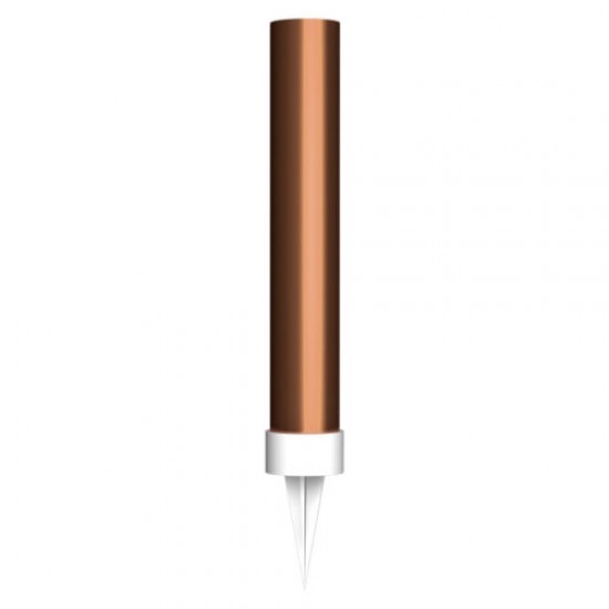  Πυρσοί Τούρτας Rosegold (2 Τεμ)