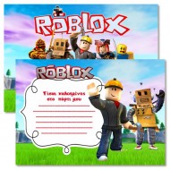 Προσκλήσεις Πάρτυ ROBLOX (8 τεμ)