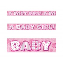 Μπάνερ Μεταλλική Ταινία  A Baby Girl 0.90εκ