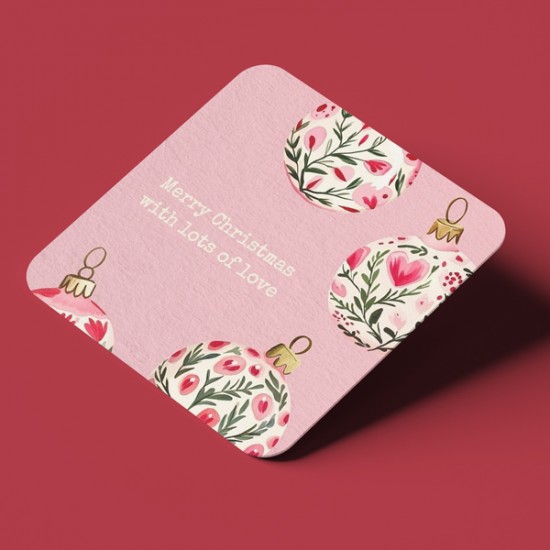 Σουβέρ Χριστουγεννιάτικο – Pink Merry Christmas