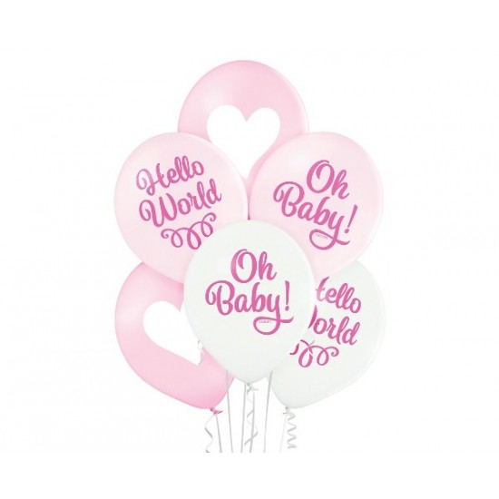 Μπαλόνια Λάτεξ 12"Oh Baby Girl (6 τεμ) Μπαλόνια Λάτεξ 12"Oh Baby Girl (6 τεμ)