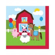 Χαρτοπετσέτες Mικρές Farmhouse Fun Creative Converting (18 Tεμάχια)