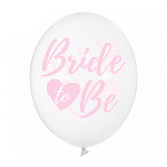 Σετ Διάφανα Με Ροζ Μπαλόνια Bride to Be (6 τεμ) Σετ Διάφανα Με Ροζ Μπαλόνια Bride to Be (6 τεμ)