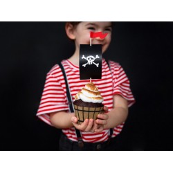 Σετ Για Cupcake Πειρατές (6 τεμ)