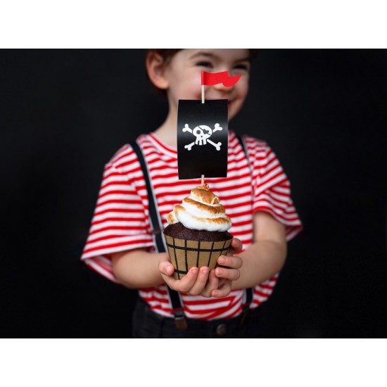 Σετ Για Cupcake Πειρατές (6 τεμ) Σετ Για Cupcake Πειρατές (6 τεμ)