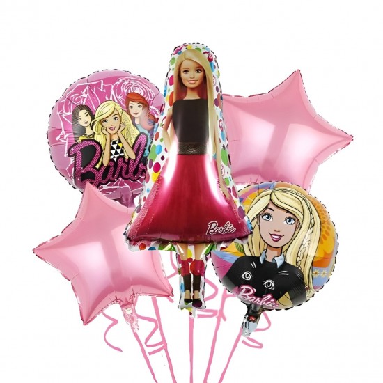 Σετ Μπαλόνια Barbie (5 τεμ) Σετ Μπαλόνια Barbie (5 τεμ)