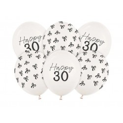 Μπαλόνια Λάτεξ Happy 30 (6 τεμ)