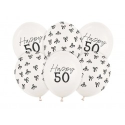 Μπαλόνια Λάτεξ Happy 50 (6 τεμ)