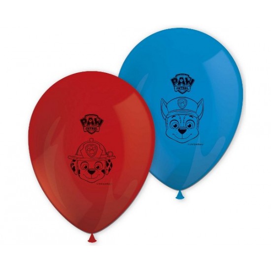 Μπαλόνια Λάτεξ 10" Paw Patrol (8 τεμ) Μπαλόνια Λάτεξ 10" Paw Patrol (8 τεμ)