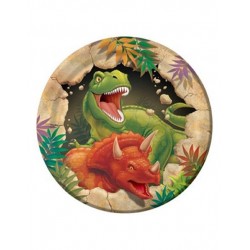Πιάτα μικρά 8 Τεμαχίων ''Dino Blast''