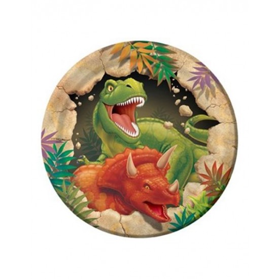 Πιάτα μικρά 8 Τεμαχίων ''Dino Blast'' Πιάτα μικρά 8 Τεμαχίων ''Dino Blast''