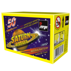 Ρουκέτες Σφυρίχτρες Saturn - 50 βολών - Πυροτεχνήματα