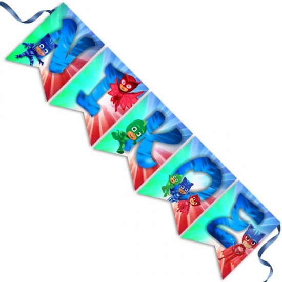 Σημαιάκια με όνομα Pj Masks Σημαιάκια με όνομα Pj Masks