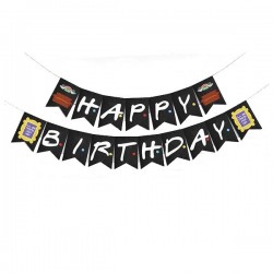 Σημαιάκια “Happy Birthday” Τα Φιλαράκια (17 τεμ)
